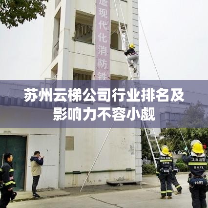 苏州云梯公司行业排名及影响力不容小觑