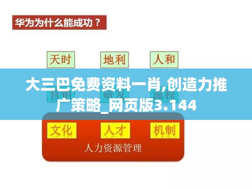大三巴免费资料一肖,创造力推广策略_网页版3.144