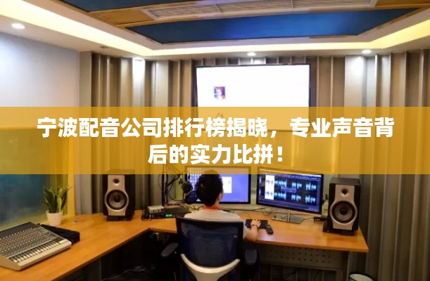 宁波配音公司排行榜揭晓，专业声音背后的实力比拼！
