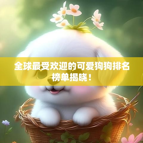 全球最受欢迎的可爱狗狗排名榜单揭晓！