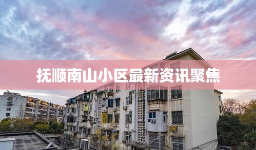 抚顺南山小区最新资讯聚焦