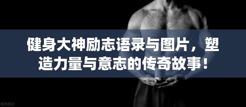 健身大神励志语录与图片，塑造力量与意志的传奇故事！