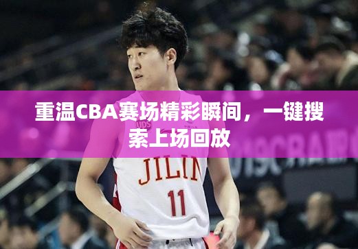 重温CBA赛场精彩瞬间，一键搜索上场回放