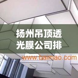 扬州吊顶透光膜公司排行榜揭晓，优质企业推荐