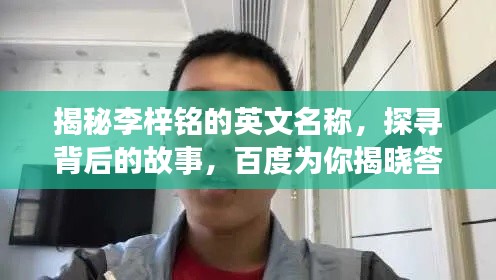 揭秘李梓铭的英文名称，探寻背后的故事，百度为你揭晓答案