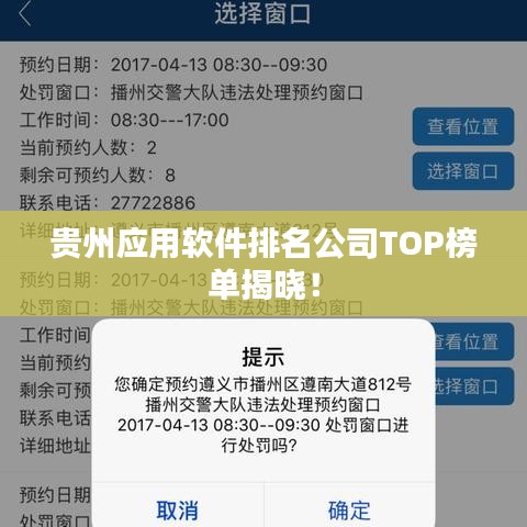 贵州应用软件排名公司TOP榜单揭晓！