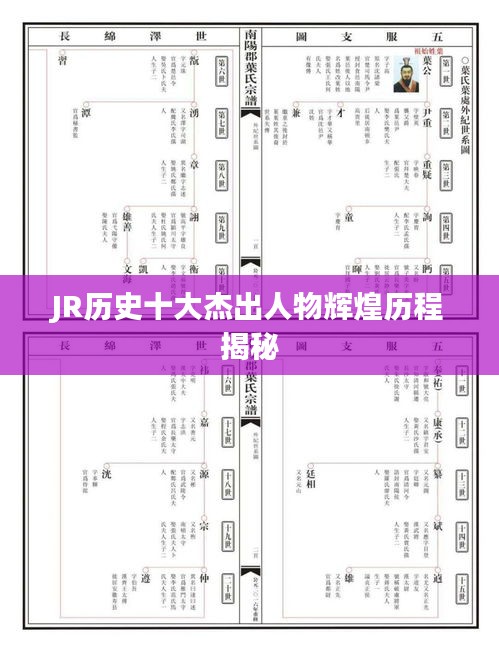 JR历史十大杰出人物辉煌历程揭秘