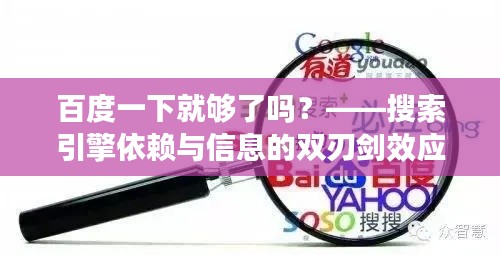 百度一下就够了吗？——搜索引擎依赖与信息的双刃剑效应探究