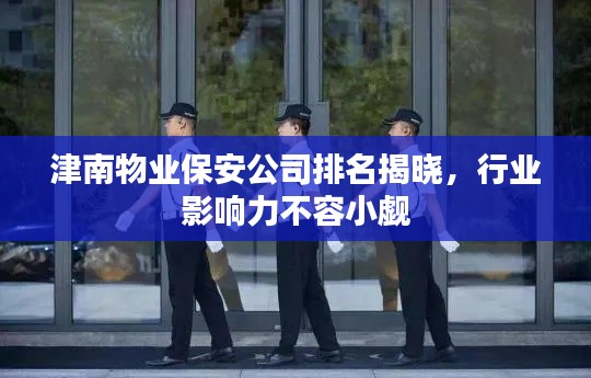 津南物业保安公司排名揭晓，行业影响力不容小觑