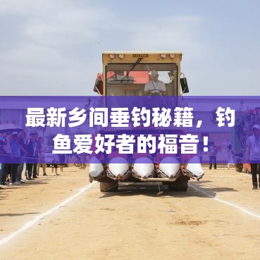 最新乡间垂钓秘籍，钓鱼爱好者的福音！