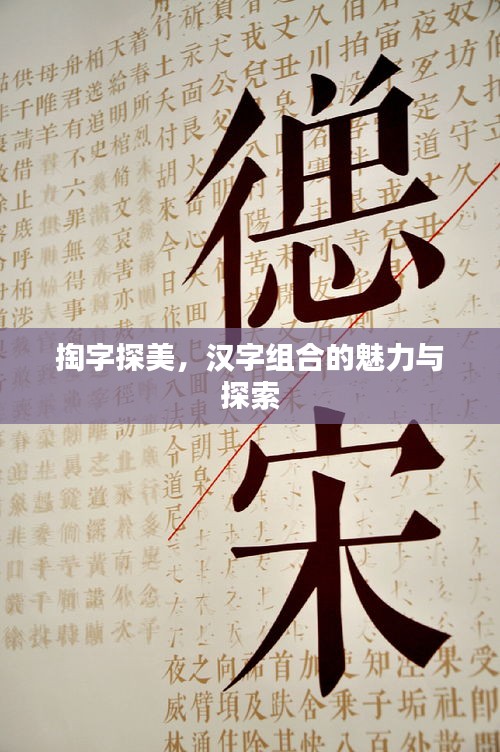 掏字探美，汉字组合的魅力与探索